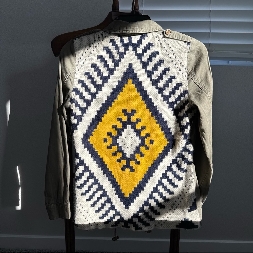 Mine Southwestern Back Utility Jacket Women’s Small Western aztec Bohomain Y2K